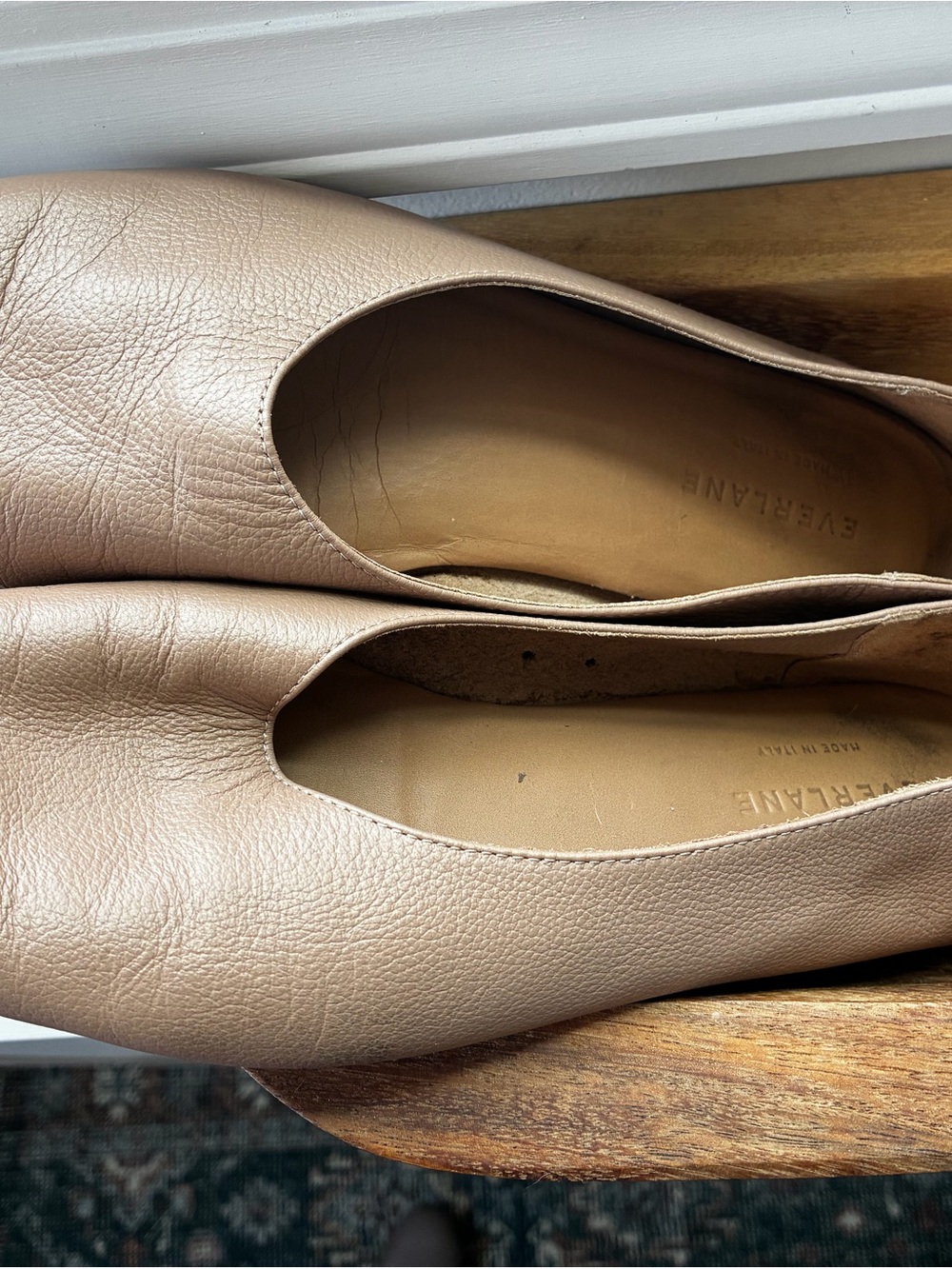 Everlane Day Glove Flats in Taupe sz7.5 - Picture 2 of 6